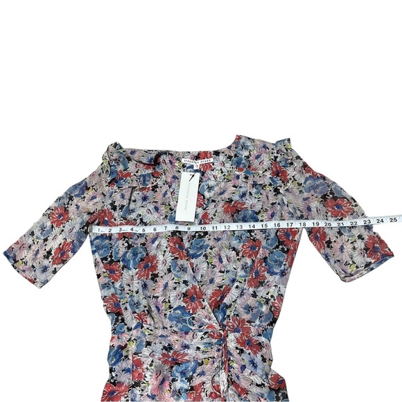 NWT Veronica Beard Mick Dress in Multi Floral Size 2 - Picture 6 of 11